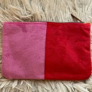Multicolored makeup bag